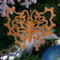 Handcrafted Victorian Style Wooden Fretwork Butterfly Christmas Tree Ornament Made Inn USA