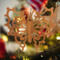 Handcrafted Victorian Style Wooden Fretwork Butterfly Christmas Tree Ornament Made Inn USA