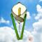 Calla Lily stained glass suncatcher