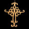 Handcrafted Wooden Victorian Style Fretwork Christian Cross - Made In USA