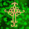 Handcrafted Wooden Victorian Style Fretwork Christian Cross - Made In USA