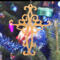 Handcrafted Wooden Victorian Style Fretwork Christian Cross - Made In USA
