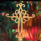 Handcrafted Wooden Victorian Style Fretwork Christian Cross - Made In USA