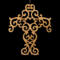 Handcrafted Wooden Victorian Style Fretwork Christian Cross - Made In US