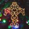 Handcrafted Wooden Victorian Style Fretwork Christian Cross - Made In US