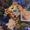 Handcrafted Wooden Victorian Style Fretwork Christian Cross - Made In US