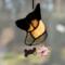 German Shepherd Ornament in Black and Silver