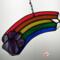 Rainbow Bridge Suncatcher- Purple Paw