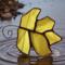 Mini Maple suncatcher in Yellow