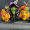 Hattie and her Halloween pals