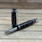 Grey resin and real coffee beans made into a rollerball pen
