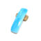 Blue fused glass French barrette