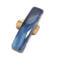 Blue fused glass French barrette