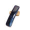 Blue fused glass French barrette
