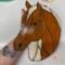Quarter Horse Stained Glass Suncatcher by Robin C. Hary - shown being held for size reference.