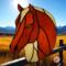 Quarter Horse Stained Glass Suncatcher by Robin C. Hary in Chestnut with blonde mane.