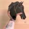 American Saddlebred by Robin C. Hary- shown being held for size reference.