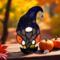 Spider the Halloween Gnome Stained Glass Suncatcher by Robin C. Hary