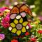 Moonbeam Stained Glass Suncatcher by Robin C. Hary