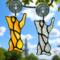 Cat Stained Glass Ornaments by Robin C. Hary