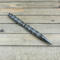 Thin and slim pen made with real prairie rattlesnake skin