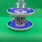 Showing the pearls and the candleholder on the second tier.