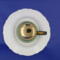 This shows the bottom down. You can see the gold on the bottom of the cup.