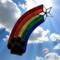 Rainbow Bridge Suncatcher- Black Paw