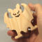Handmade Wood Halloween Bat Cutout Unpainted Free Standing Use For  Kids Crafts or Toys From My Snazzy Spooks Collection