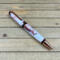 icicle white and burnt orange resin cigar pen