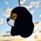 Cavalier King Charles Spaniel stained glass ornament shown in Tricolor.