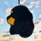 Cavalier King Charles Spaniel stained glass ornament shown in Black and Tan.