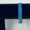 Blue black and gold seed bead bracelet , American Indian pattern,  western style