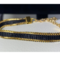Black and Gold loom-beaded bracelet 