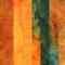 Pumpkin colors of orange and green, hand dyed stash bundle of fat eighths