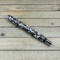 Chrome rollerball pen made with real coffee beans