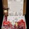 Close-up of Dear Santa Letter Kit showing cocoa cone, crayons & reindeer food — handmade with love for Christmas Eve tradition.