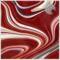 Oceanside Fusers Reserve Red and White Swirled Glass