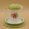 This is the back of the cup showing different flowers.