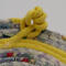 This close up shows how the knot has been made.