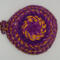 This is the bowl turned upside down showing how the colors blend well together.