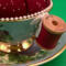 This is a close up showing the "new" handle made from the wooden spool and trims.