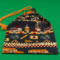 This is another angle showing the bag and the colors of the fabric.