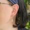 Earrings modeled by Joy Kizior