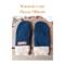 Pair of warm and cozy blue teen and small women's fleece mittens; warm cozy winter mittens for teen, daughter, mom, wife, outdoors woman.