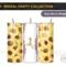 Sunflower bridal party 20 oz stainless tumblers hero

