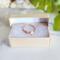 Pink Chalcedony Adjustable Copper Ring in package