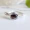 Smoky Quartz and Sterling Silver Adjustable Ring