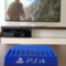 New Blue PlayStation 4 Game Holder 10 Games Sony Video Game Storage Display PS4 Organization Declutter Collector Gamer Gameroom Display