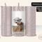 1.	Custom pet photo tumbler with diamond printed frame showing dog image on stainless steel insulated cup